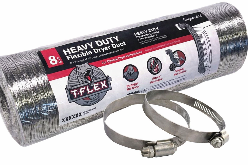 4" Hybrid Flexible Ducting for Dryers - UL2158A