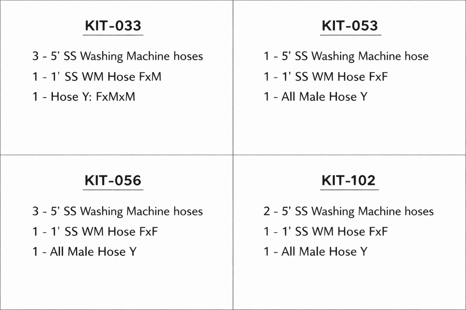 5 FT Stainless Steel - Steam Dryer Installation Kit